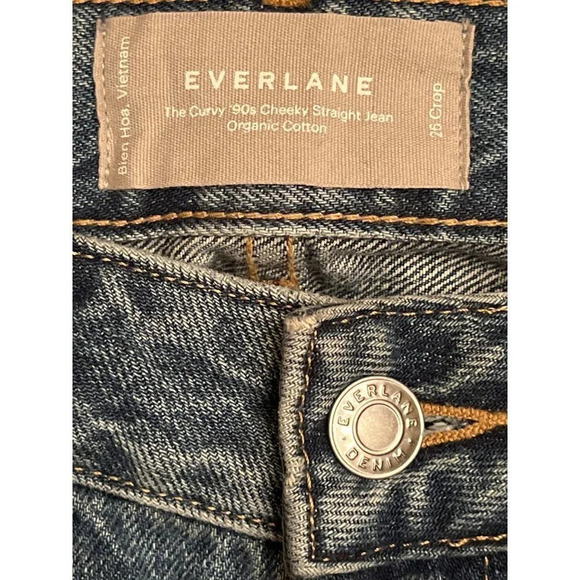 Everlane The Curvy 90s Cheeky Jean in Northridge 26 Crop New Womens Denim Pants - Picture 10 of 12